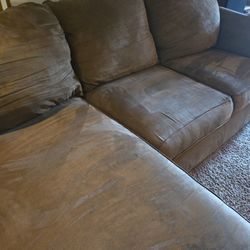 L Shaped Couch Microfiber