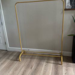 Gold Clothes Rack