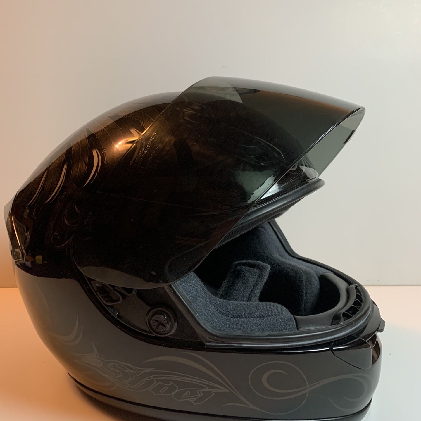SHOEI RF-1000 black motorcycle bike helmet