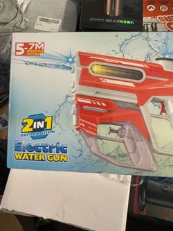 2-in-1 Electric Water Gun Toy