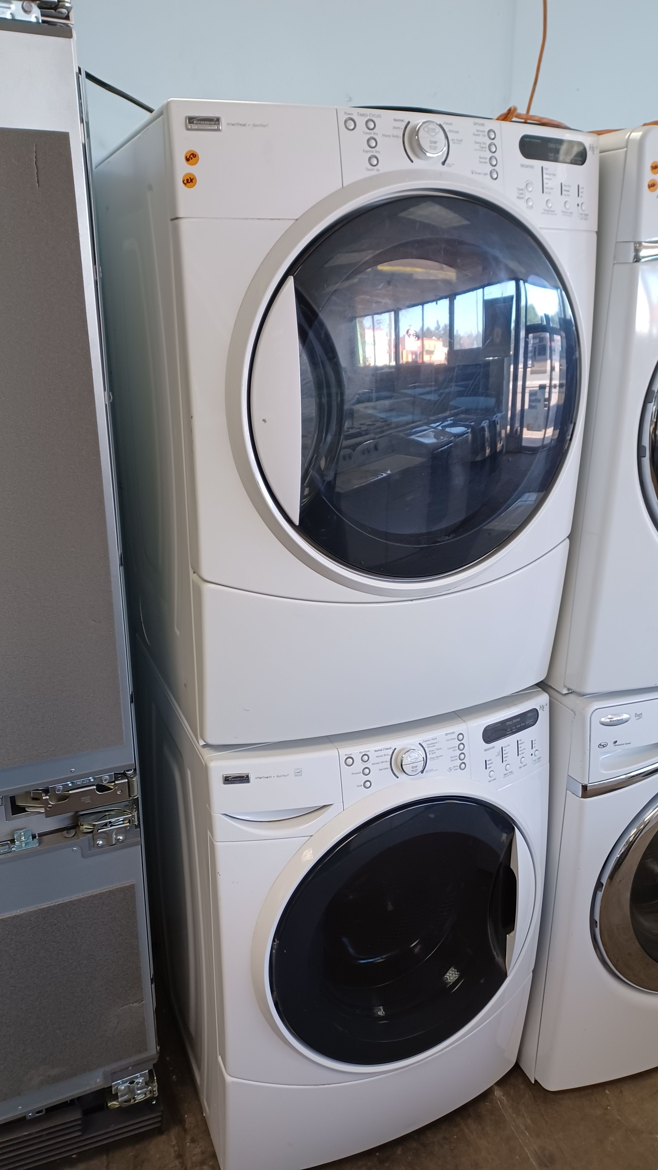 Kenmore elite front load washer and electric dryer set