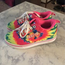 Tie dye Heelys Shoes