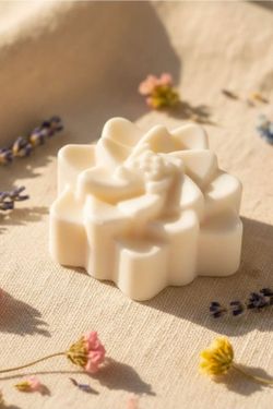 Handmade Floral Shaped Bar Soap