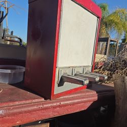 Three slot sticker machine