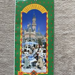 1991 Disneyland Park Map 