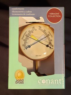 Conant Vermont Collection Brass Comfortmeter
