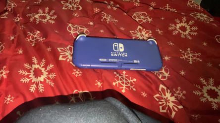 Blue Nintendo switch lite