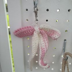 Crochet Bow Keychain