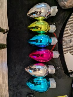 Large Light Bulb Ornments