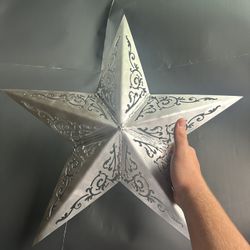 Custom Welded Metal Star For Wall