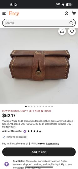 WW1 Vintage Case 