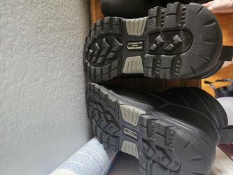 Sketches Work Shoes Oil And Slip Resistant Also Steel Toe