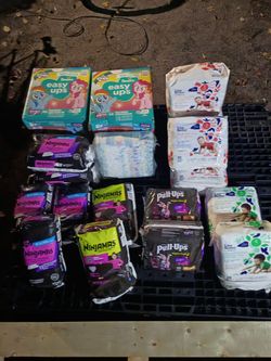 Kids diapers and pull ups