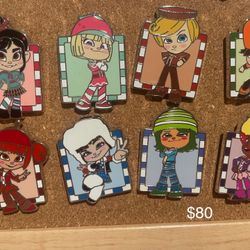 Sugar Rush Pin Completed Mystery Pin Set 