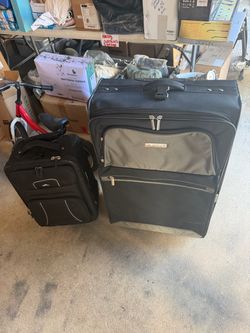 Luggage slightly used