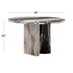 CB2 Marble Dining Table 