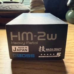 Boss HM-2w Waza Craft Made In Japan Guitar Pedal
