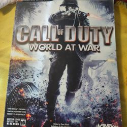 Bradygames Strategy Guide Call Of Duty World At War With Original Pull Out Map Great Shape