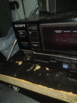 Sony stereo system receiver