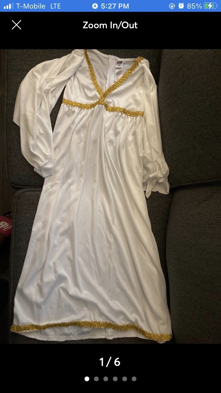 Girl Angel Halloween Costume Size 7