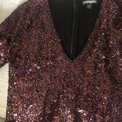 Holidays Dress  with Sequins