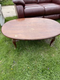 Solid Wood Coffee Table $15 Moving Sale 
