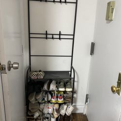 Coat And Shoe Rack