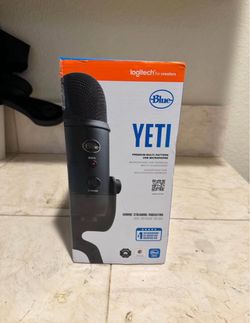 Blue Yeti Microphone Black Brand New Sealed!
