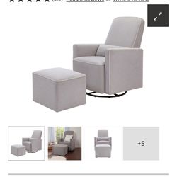 Nursery Rocking Chair with Ottoman