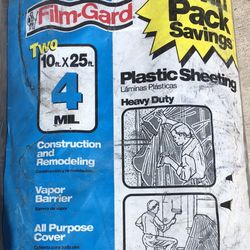 Plastic Sheeting 10x25 F