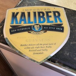 Beer Bar Sign Mirror Kaliber  Guinness Ale Brew