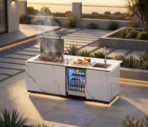 Brand new patio island bbq grill propane