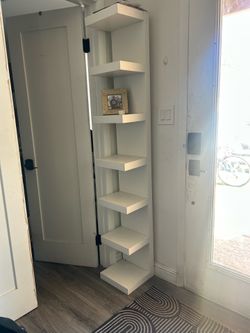 White Ikea shelves