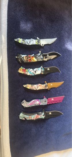 Set of 6 Folding Pocket Knives