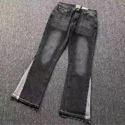 Gallery Dept Cross Leather Patch Flared Jeans