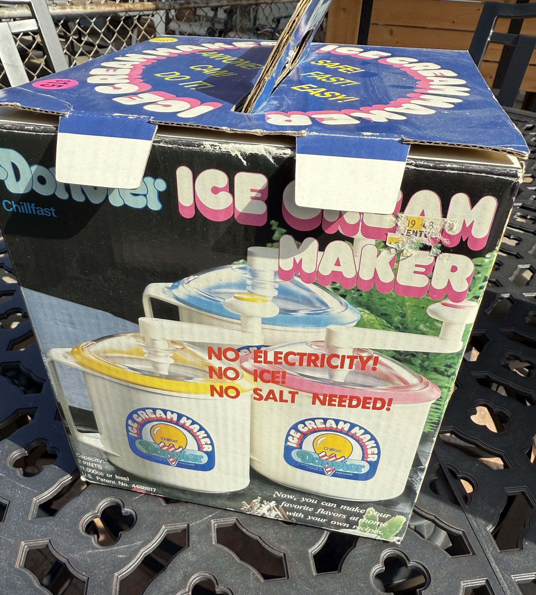 Vintage Ice Cream Maker- NEW