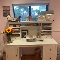 White Study Desk