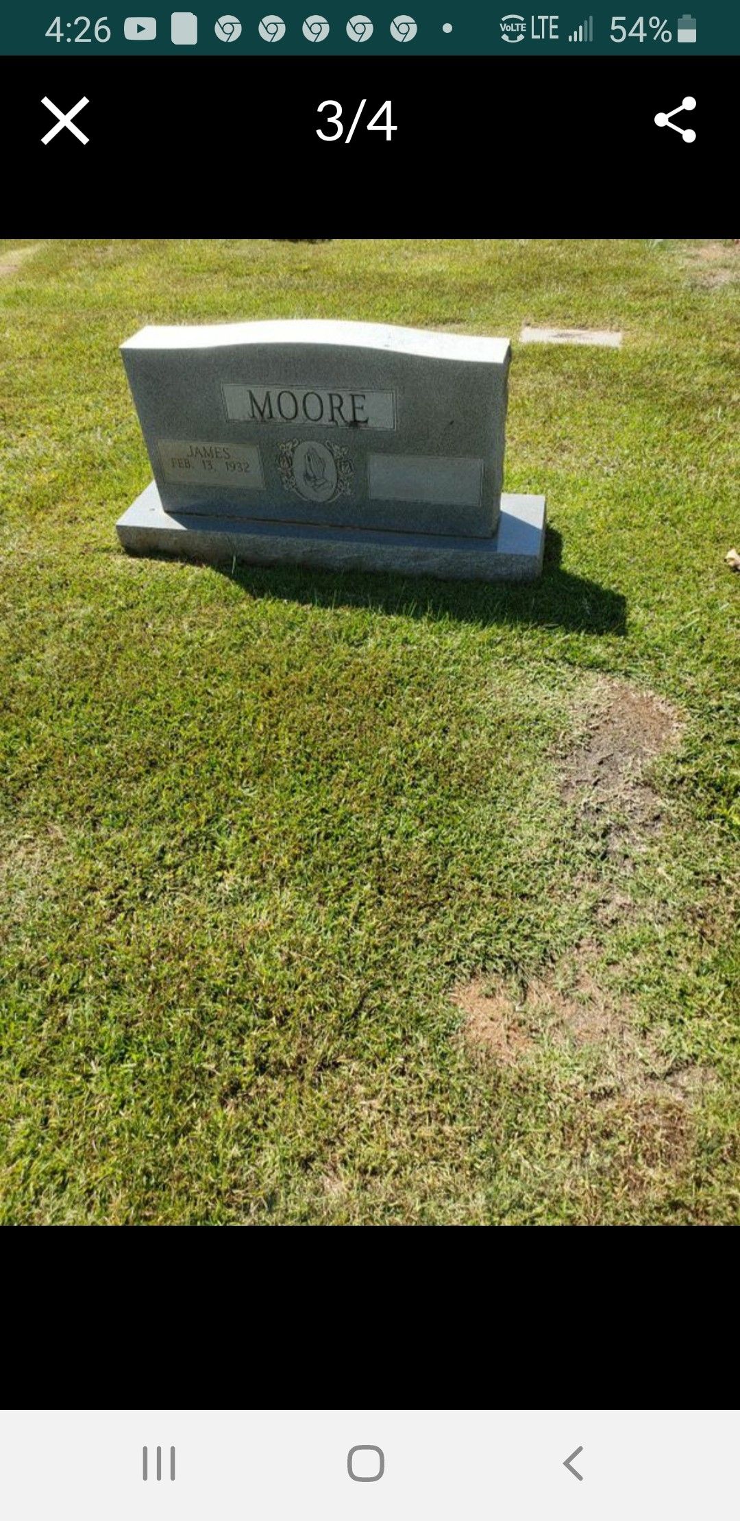 1 grave for sale ( marker ) Graceland cemetery white horse rd.