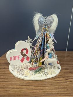 Breast Cancer Awareness Themed Christmas Tree