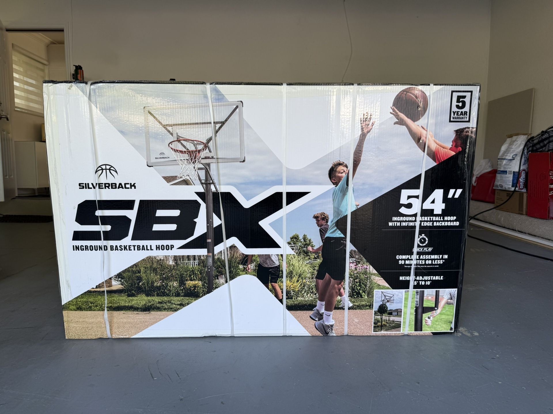 Basketball hoop silverback 54