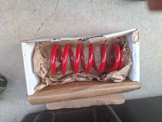 Red Coilover Lowering Spring