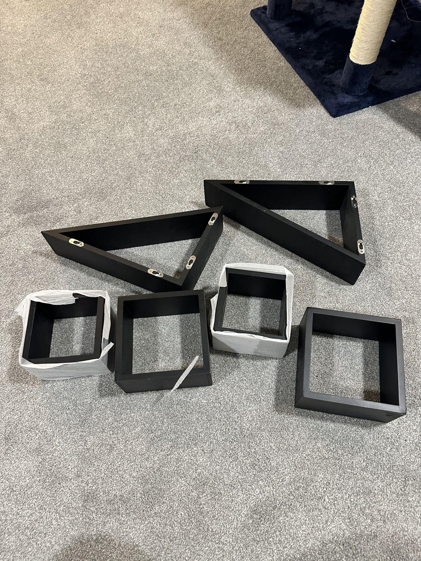 Unused Unique Shape Shelf Frames