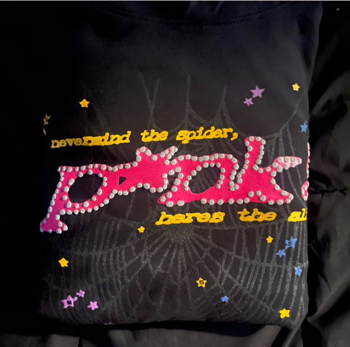Pink Spider Hoodie 