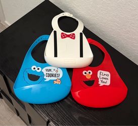 Rubber baby bibs