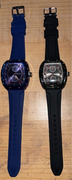 Men's Quartz Watch Set (2 Pieces) | Sporty & Minimalist Style | Brand New