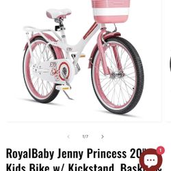 Royal Rider Girl Bike 20 Inches With Basket , Bell And Back Stand 