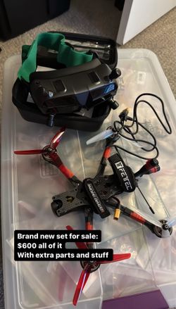 FPV drone with Goggles