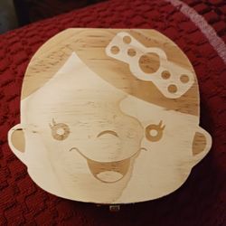 Baby Girl Tooth Box 