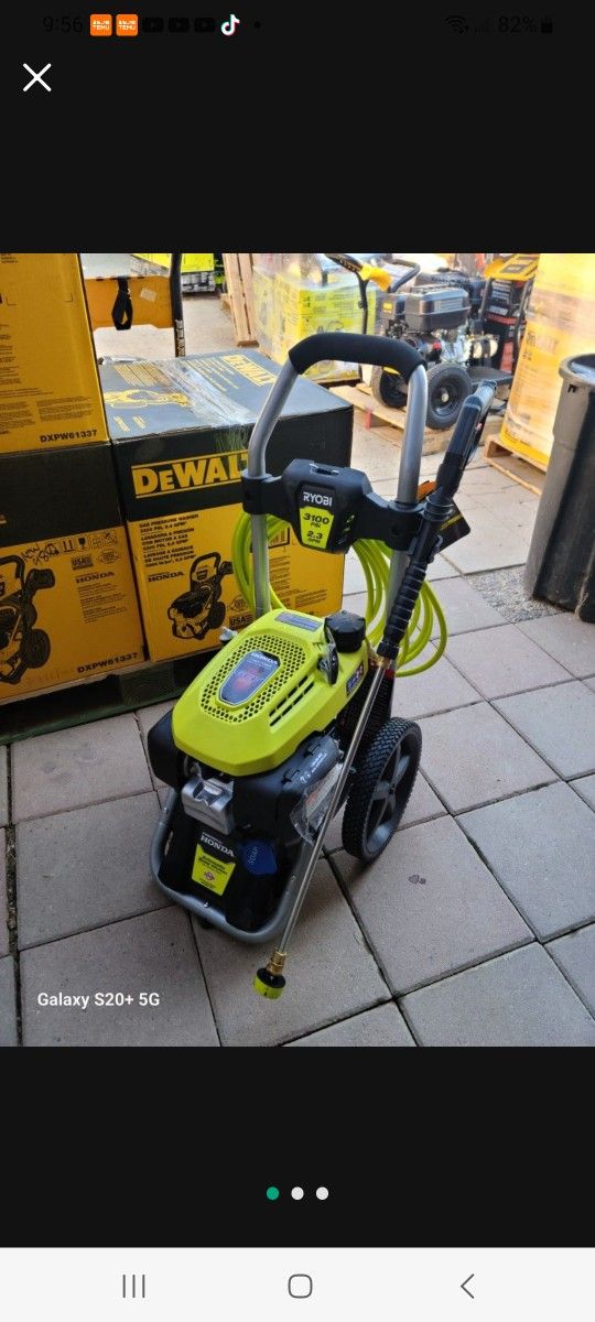 Ryobi 3100psi Gas Pressure Washer