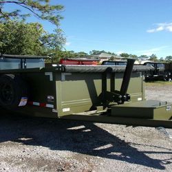 AMP 6 × 12 Low Side Dump 10k Trailer